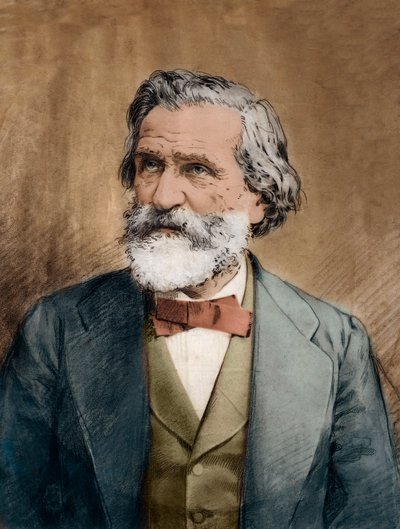 Portrait of Giuseppe Verdi by Unknown artist