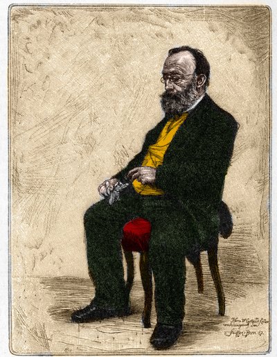 Portrait of Gottfried Keller by Unknown artist