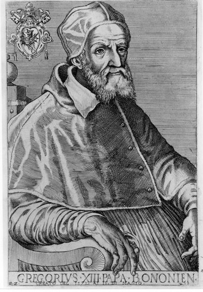 Portrait of Gregory XIII (1502 - 1585) by Unknown artist