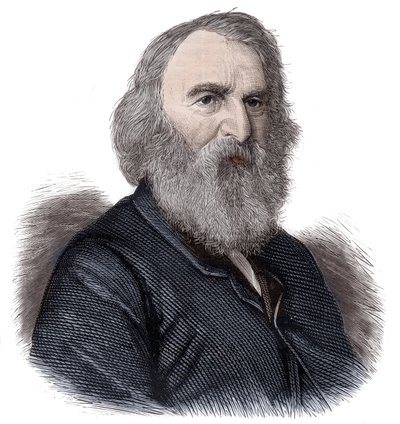 Portrait of Henry Longfellow, American poet and educator by Unknown artist