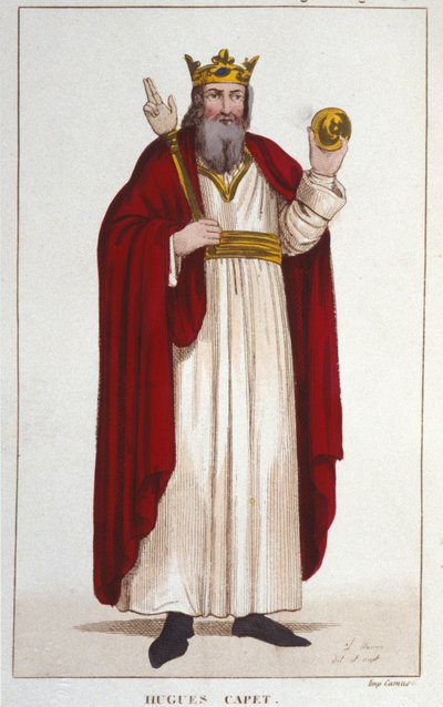 Portrait of Hugues I Capet, Duke of France and then King of France by Unknown artist