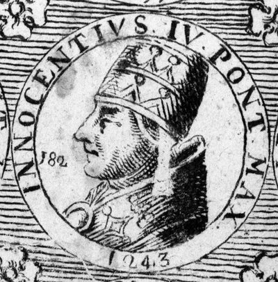 Portrait of Innocent IV (1195 - 1254) by Unknown artist