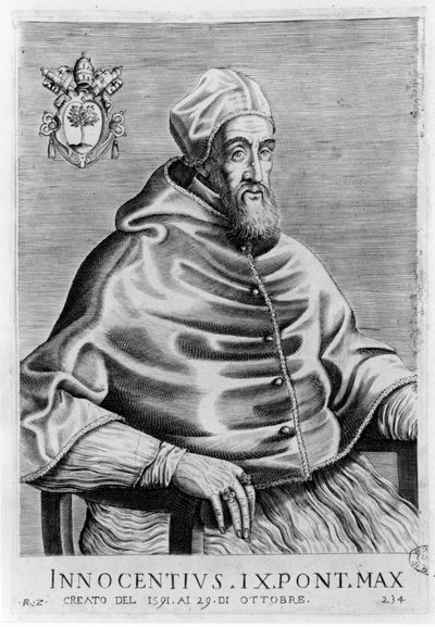 Portrait of Innocent IX (1519 - 1591) by Unknown artist