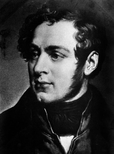 Portrait of Italian composer Vincenzo Bellini by Unknown artist