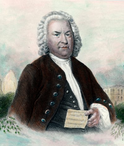 Portrait of Johann Sebastian Bach by Unknown artist