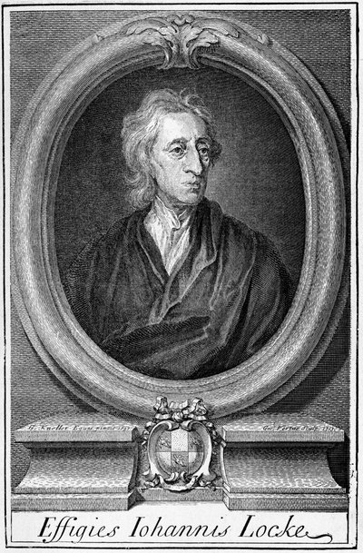 Portrait of John Locke (1632 - 1704), English philosopher by Unknown artist