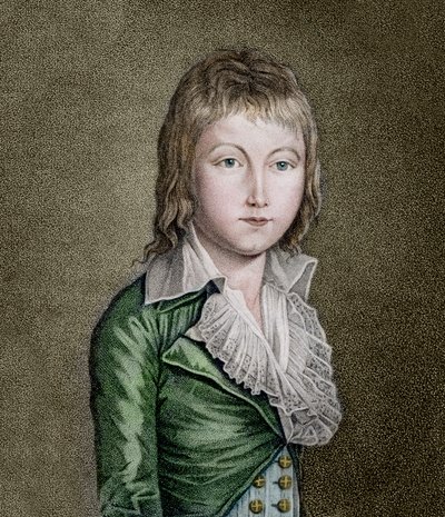 Portrait of Louis XVII (1785-1795), the Dauphin of France by Unknown artist