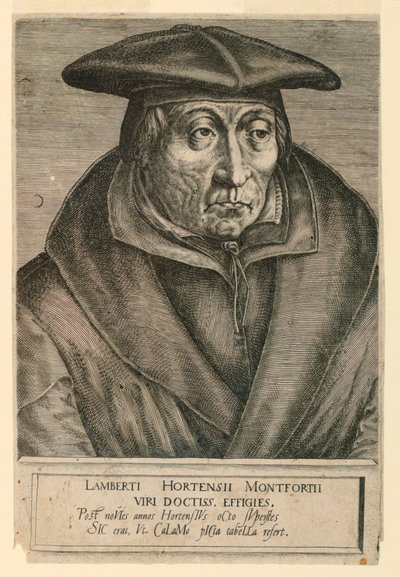 Portrait of Lambert Hortense Montfort by Unknown artist