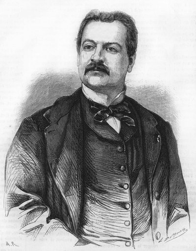 Portrait of Lambert Thiboust. Drama author. 1826-1867. by Unknown artist