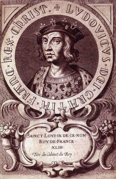 Portrait of Louis IX or Saint Louis (1214 - 1270) by Unknown artist