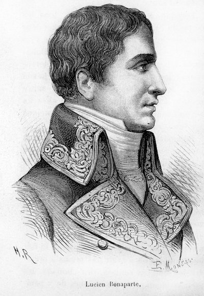 Portrait of Lucien Bonaparte (1775-1840), second brother of Napoleon Bonaparte by Unknown artist