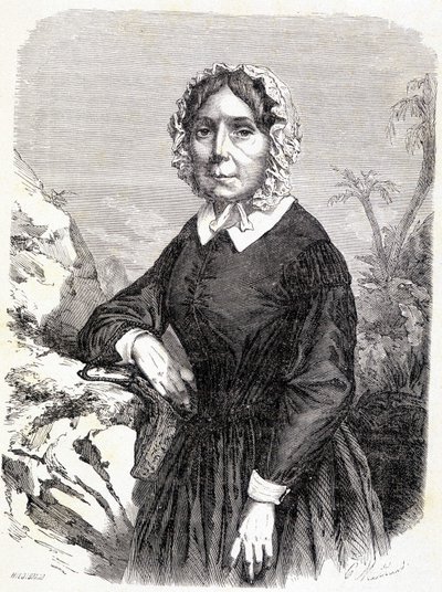 Portrait of Madame Ida Pfeiffer, Austrian traveler by Unknown artist
