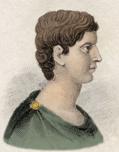 Portrait of Marc Antoine, General and Roman statesman by Unknown artist