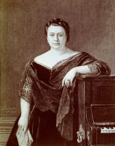 Portrait of Marietta Alboni by Unknown artist