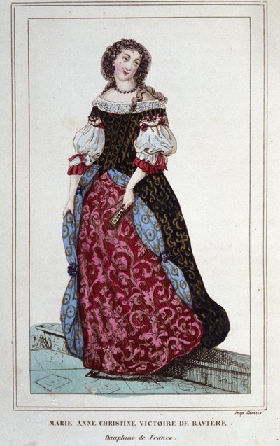 Portrait of Mary-Anne-Christine of Bavaria, Munich by Unknown artist