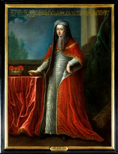 Portrait of Maximilian Louis Pierre de Bethune (1686-1760), Sixth Duke of Sully. He