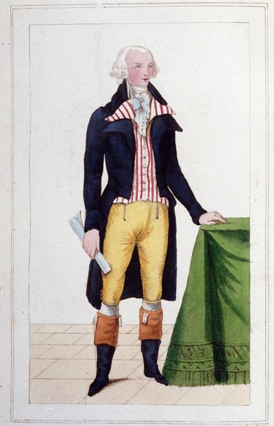 Portrait of Maximilian Robespierre (1758 - 1794) by Unknown artist