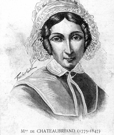 Portrait of Mme de Chateaubriand (1775 - 1847) - in 
