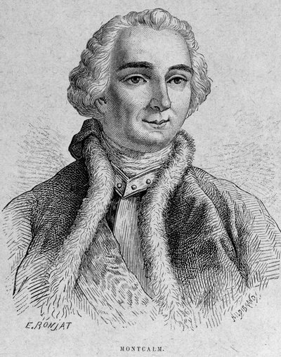 Portrait of Montcalm by Unknown artist