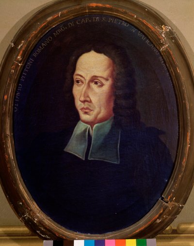 Portrait of Ottavio Pitoni, Italian Composer (18th Century) by Unknown artist