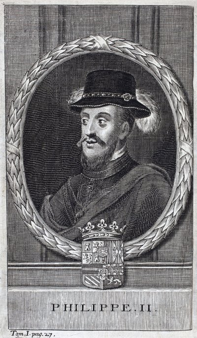 Portrait of Philip II of Spain (1527-1598), King of Spain and Portugal by Unknown artist