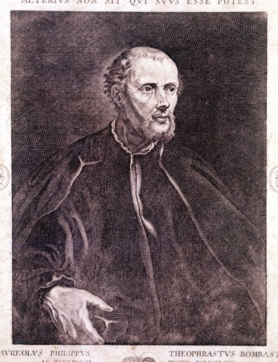 Portrait of Philipp Aureolus Theophrast Bombast von Hohenheim Paracelsus by Unknown artist