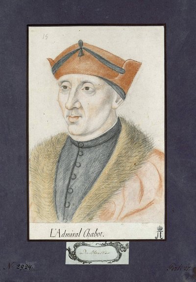 Portrait of Philippe de Chabot, Admiral of France by Unknown artist