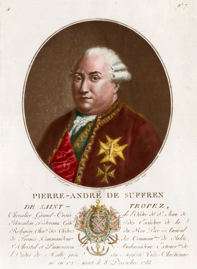 Portrait of Pierre Andre de Suffren de Saint Tropez by Unknown artist