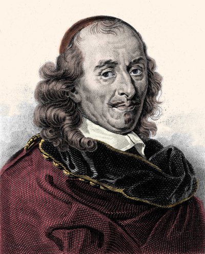 Portrait of Pierre Corneille (1606-1684), engraving of the 19th century by Unknown artist