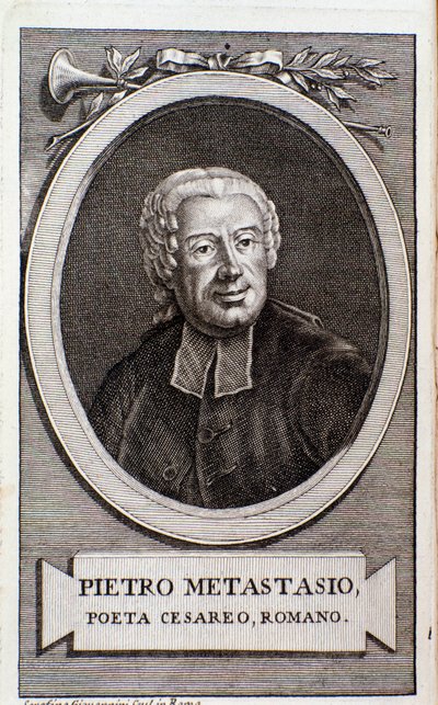 Portrait of Pietro Metastasio by Unknown artist