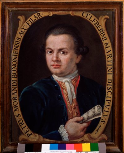 Portrait of Pietro Morandi, Italian composer by Unknown artist