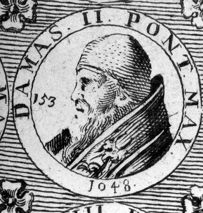 Portrait of Pope Damascus II by Unknown artist