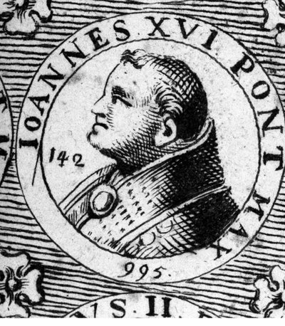 Portrait of Pope John XVI by Unknown artist