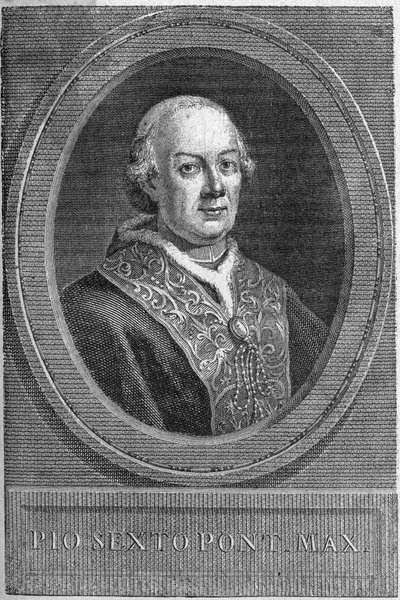 Portrait of Pope Pius VI. by Unknown artist