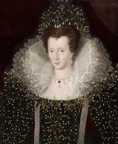 Portrait of Queen Elizabeth I of England (1533-1603) by Unknown artist