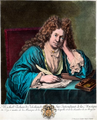 Portrait of Richard Delalande, Superintendent of the Music of the King by Unknown artist