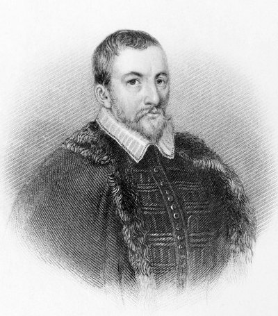 Portrait of Sir Thomas Bodley, English diplomat and scholar (1545-1613) by Unknown artist
