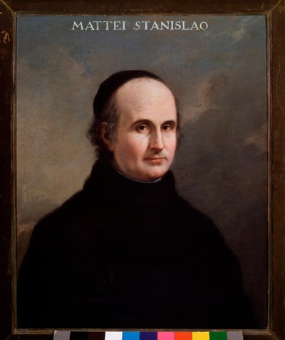 Portrait of Stanislao Mattei (1750-1825) Italian composer by Unknown artist