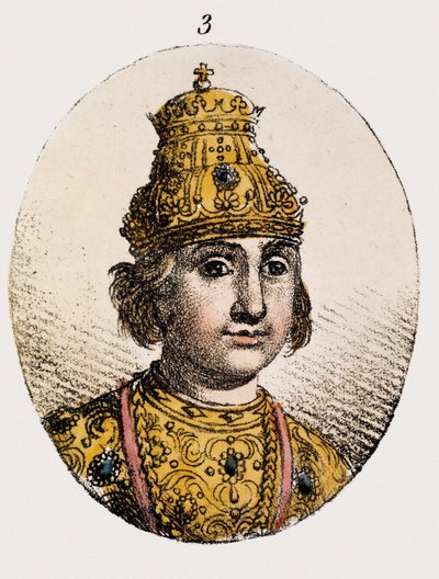Portrait of Theodore Fyodor II Borisovich Godunov by Unknown artist