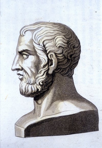 Portrait of Theophrastus (372 BC- 287 BC), Greek philosopher by Unknown artist