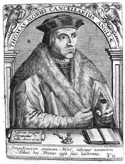 Portrait of Thomas More, English Politician and Humanist by Unknown artist