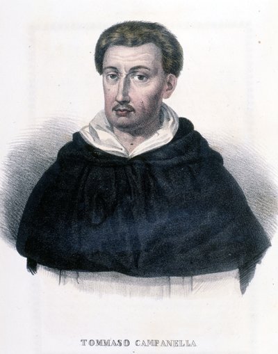 Portrait of Tommaso Campanella (1568-1639), Italian philosopher by Unknown artist