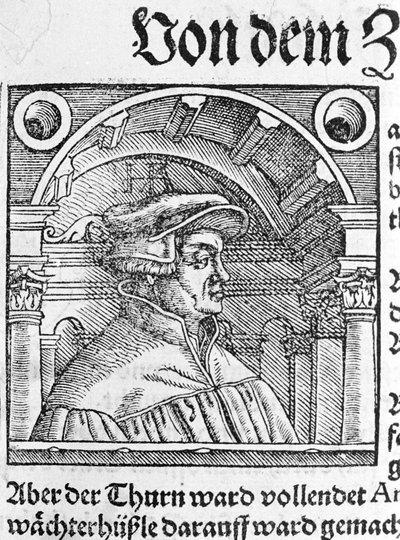 Portrait of Ulrich Zwingli (1484 - 1531), Swiss religious reformer. by Unknown artist
