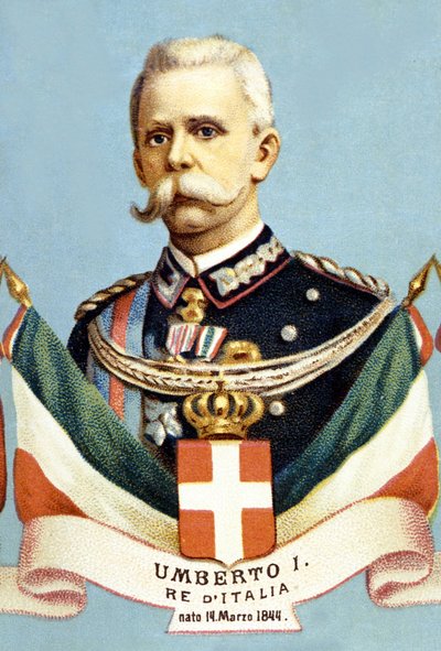 Portrait of Umberto 1st King of Italy (Humbert I) by Unknown artist