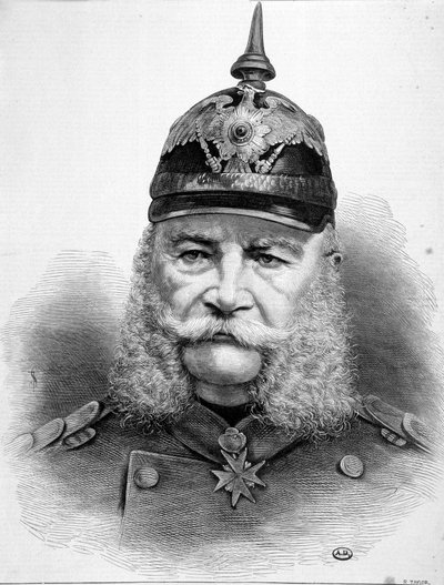 Portrait of William Friederich Ludwig 1st, King of Prussia and Emperor of Germany (1797-1888) by Unknown artist
