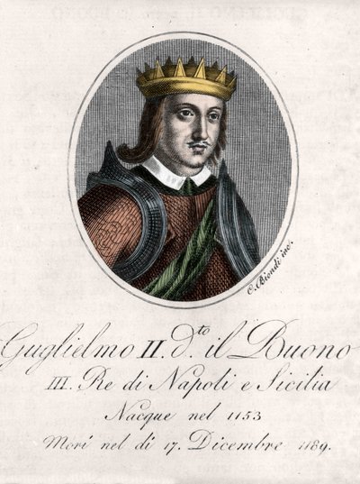 Portrait of William II the Good (Guglielmo il buono) by Unknown artist