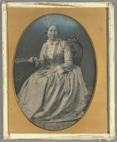Portrait of a Seated Woman in Long, Flowing Dress by Unknown artist