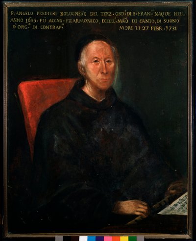 Portrait of father Angelo Tommaso Predieri by Unknown artist