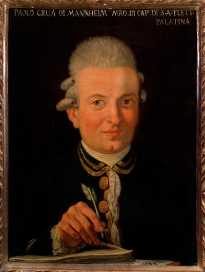Portrait of Italian composer Paolo Grua (1754-1833) by Unknown artist