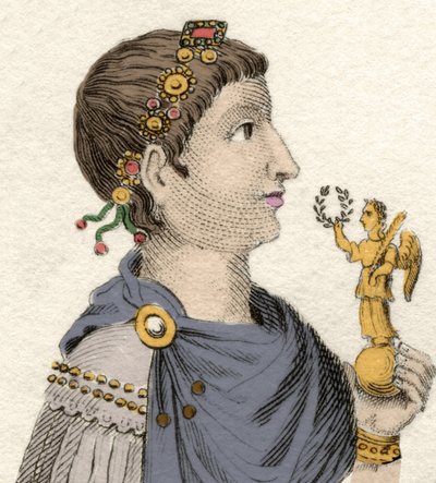 Portrait of the Eastern Roman Emperor Flavius Arcadius (377-408) by Unknown artist